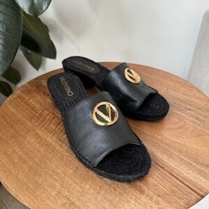 NWOT Valentino Clavel Espadrille Slide Sandal